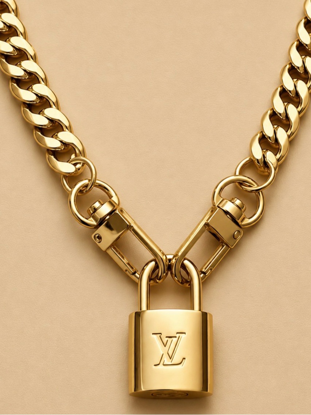 Louis Vuitton Gold Padlock